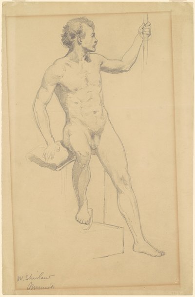 Nudo maschile da Walter Shirlaw