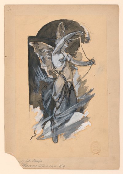 Motivo per il design di una banconota da Walter Shirlaw