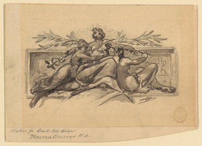 Motivo per Disegno di Banconota da Walter Shirlaw