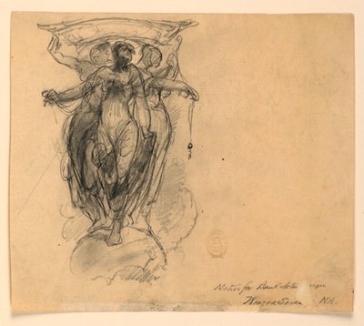 Motivo per design di banconote da Walter Shirlaw