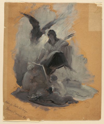 Motivo per il design di una banconota da Walter Shirlaw