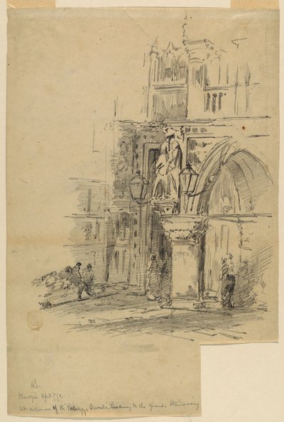 Porta della Carta, Palazzo Ducale, Venezia da Walter Shirlaw