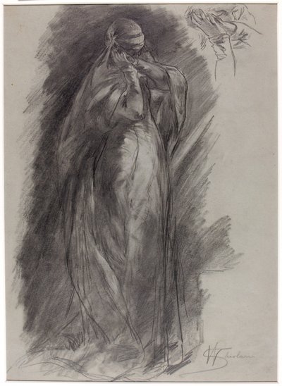 Figura in piedi da Walter Shirlaw