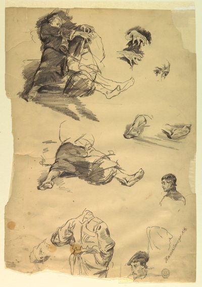 Studi di figure per una rappresentazione storica da Walter Shirlaw