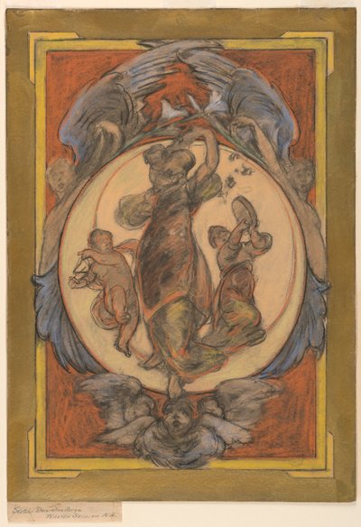Studio per "La luna crescente" da Walter Shirlaw