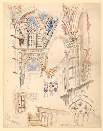 Studio del Duomo di Siena da Walter Shirlaw