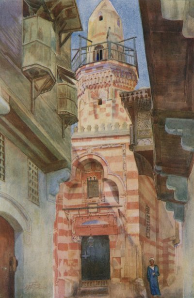 Una strada laterale al Cairo da Walter Spencer Stanhope Tyrwhitt