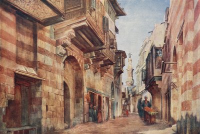 Il Cairo: Sharia Darb El Gamamiz da Walter Spencer Stanhope Tyrwhitt
