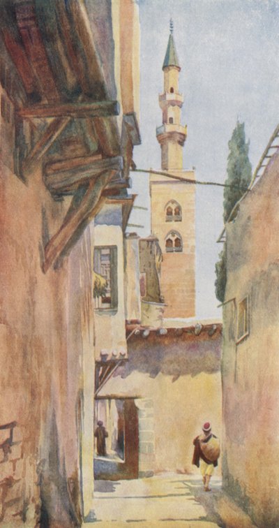 Damasco: Minareto di Gesù da Walter Spencer Stanhope Tyrwhitt