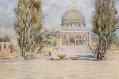 Cupola della Roccia dalla Moschea di El Aksa, Gerusalemme da Walter Spencer Stanhope Tyrwhitt