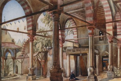 Interno della moschea di Shakhoun, Il Cairo da Walter Spencer Stanhope Tyrwhitt