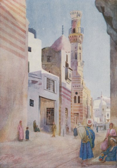 Moschee nella Sharia Bab-el-Wazir, Il Cairo da Walter Spencer Stanhope Tyrwhitt
