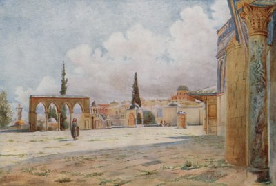 Portico Sud della Moschea e Pulpito Estivo, Gerusalemme da Walter Spencer Stanhope Tyrwhitt