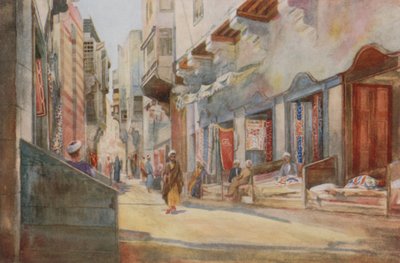 Il bazar dei fabbricanti di tende, Il Cairo da Walter Spencer Stanhope Tyrwhitt