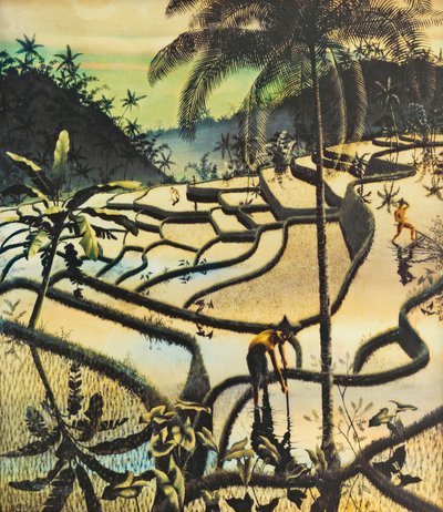 Paesaggio di Preanger da Walter Spies