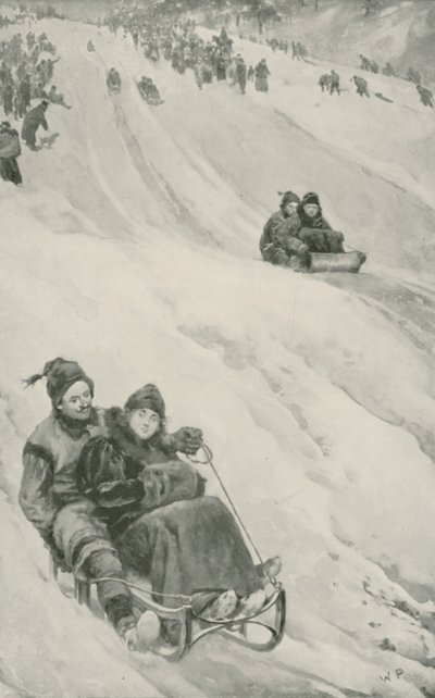 Una pista da slittino in Canada da Walter Stanley Paget