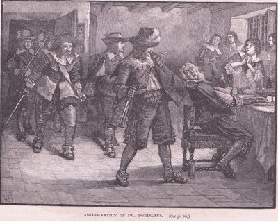 Assassinio del Dr Dorislaus AD 1649 da Walter Stanley Paget