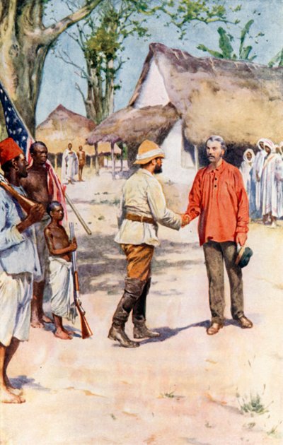 Livingstone e Stanley a Ujiji da Walter Stanley Paget