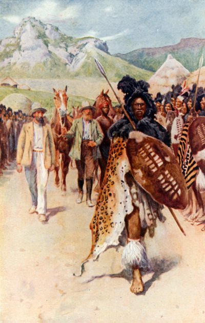 Moffat e gli Zulu da Walter Stanley Paget