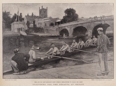 Allenamento per la regata a Henley da Walter Stanley Paget