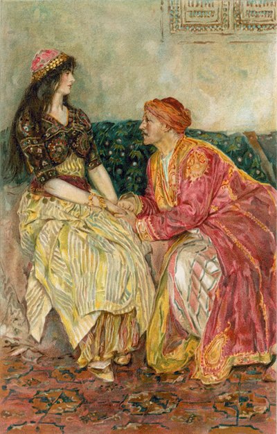 Le Mille e una Notte: La Principessa spiegò tutto ciò che le era accaduto da Walter Stanley Paget