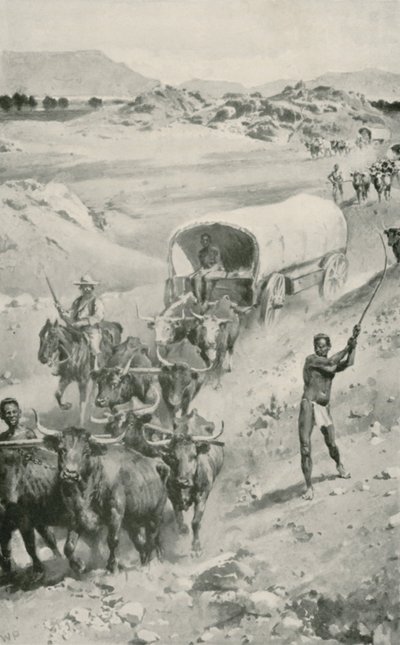 Il grande Trek dei Boeri verso Natal nel 1835-36 da Walter Stanley Paget