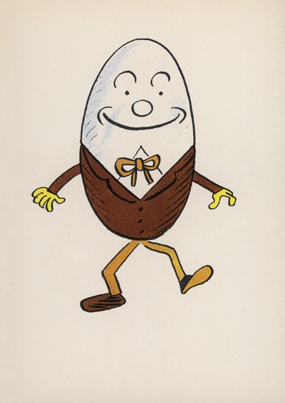 Figure dai libri per bambini: Humpty Dumpty da Walter Trier