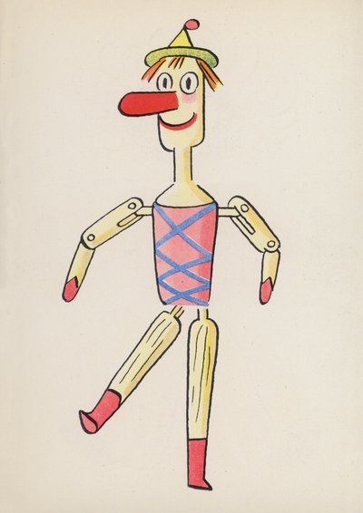 Figure dai libri per bambini: Pinocchio da Walter Trier