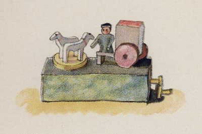 Vecchio giocattolo dipinto da Walter Trier da Walter Trier