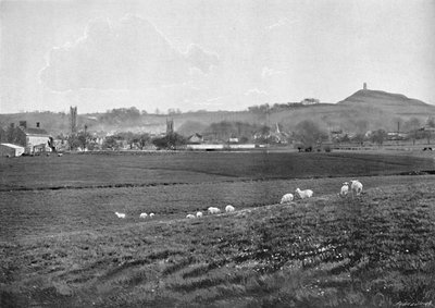 Glastonbury e il Tor, c1896 da Walter Tully