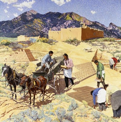 Costruttori nel Deserto da Walter Ufer