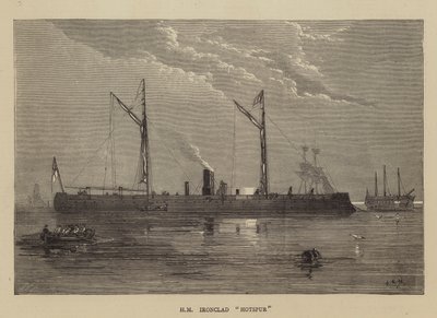 HM Ironclad Hotspur da Walter William May