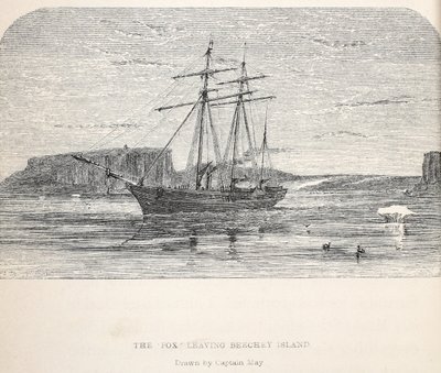 La volpe che lascia Beachey Island, 1859 da Walter William May