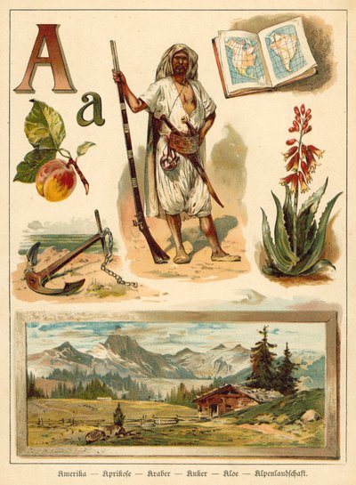 Lettera A da Walter Zweigle