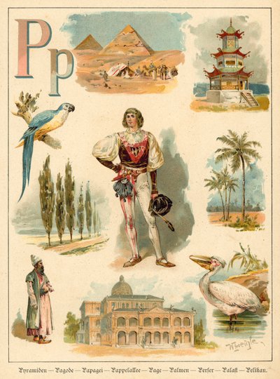 Lettera P da Walter Zweigle