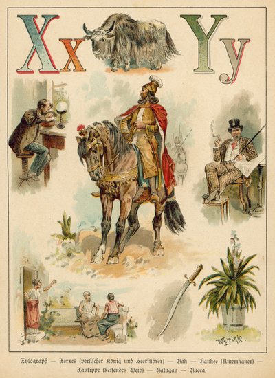 Lettera X e Lettera Y da Walter Zweigle
