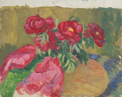 Peonie sul tavolo da Walther Gamerith