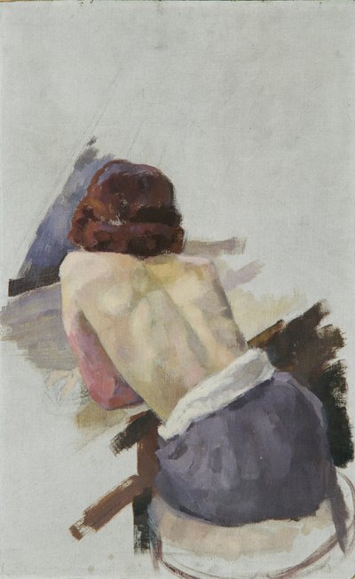 Nudo femminile di schiena da Walther Gamerith