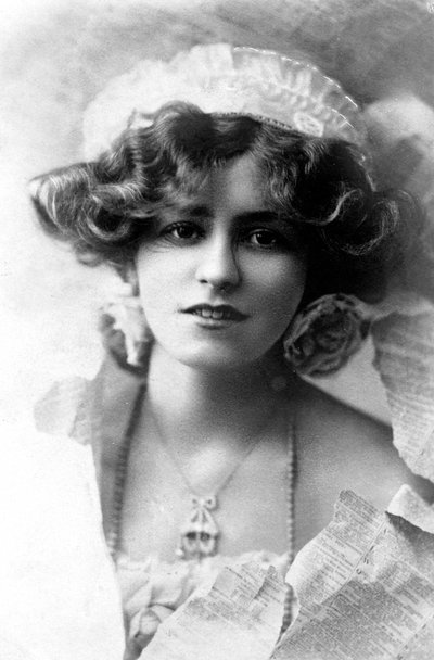Gabrielle Ray 1883-1973, attrice inglese, 1900s da WandD Downey