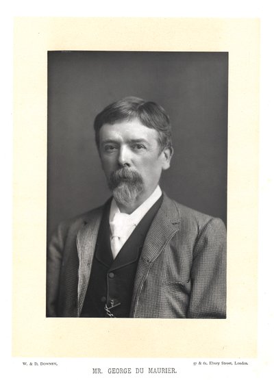 George Du Maurier, scrittore e artista britannico, c. 1895 da WandD Downey