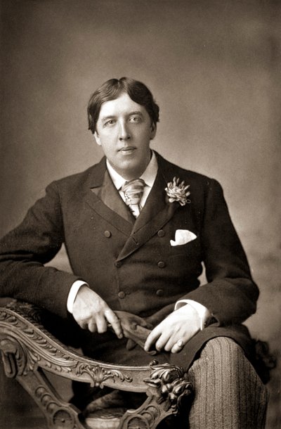Oscar Wilde, scrittore irlandese, spiritoso e drammaturgo, c. 1890 da WandD Downey