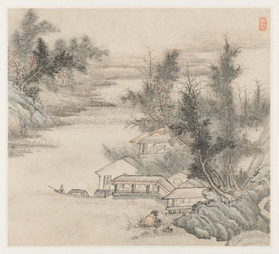 Album di Paesaggi: Foglio 2 da Wang Gai