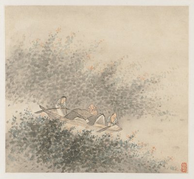 Album di Paesaggi: Foglio 6, 1677 da Wang Gai