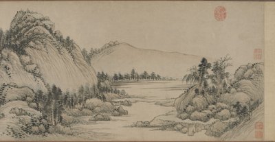 Abitare nelle montagne Fuchun dopo Huang Gongwang, dinastia Qing, 1672 da Wang Hui