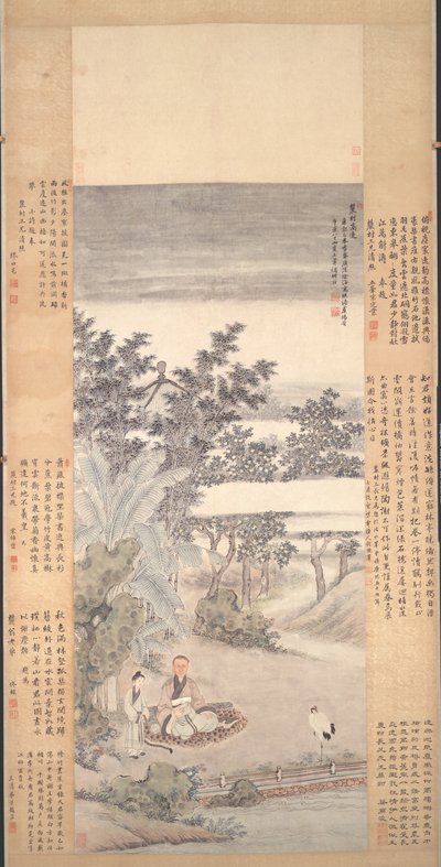 Ritratto di An Qi da Wang Hui