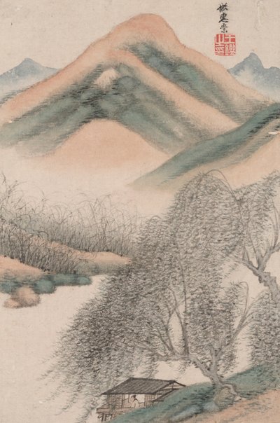 Paesaggi nello stile dei vecchi maestri; Paesaggio dopo Hui Chong (965) da Wang Jian