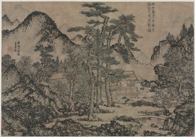 Scrivendo libri sotto i pini da Wang Meng