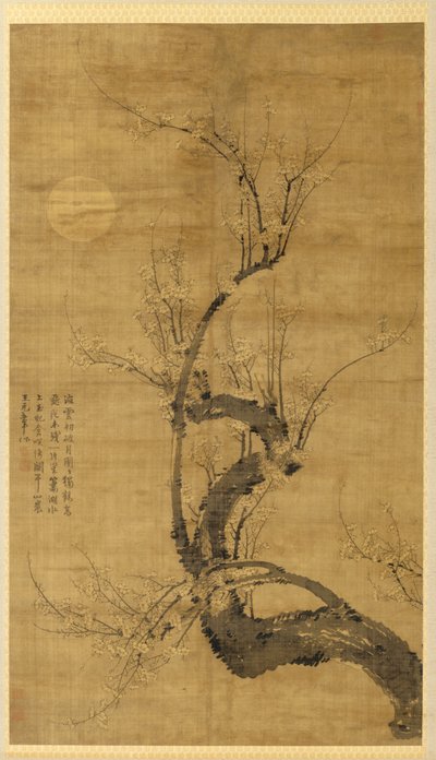 Un pruno al chiaro di luna da Wang Mian