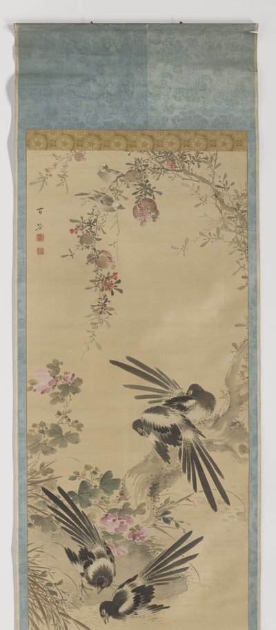 Gazze, melograni e ibisco da Wang Ying