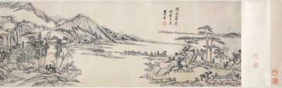 Picchi verdi sotto cielo limpido: Dopo Huang Gongwang, 1703-1708 da Wang Yuanqi